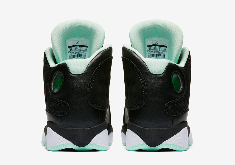 mint and black jordans