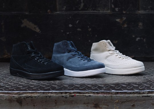 The Air Jordan 2 Decon Releases In Three Tonal Suede Options This Weekend