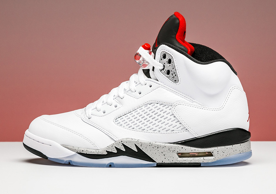 Air Jordan 5 White Cement Available Early at Stadium Goods ...