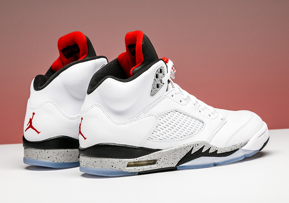 Air Jordan 5 White Cement Available Early at Stadium Goods ...