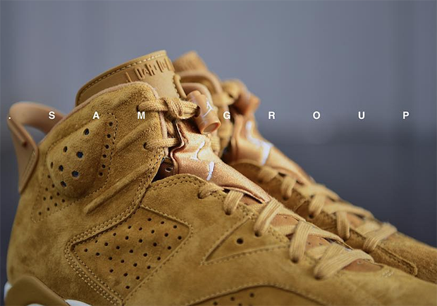 Air Jordan 6 Wheat Golden Harvest Detailed Images 4