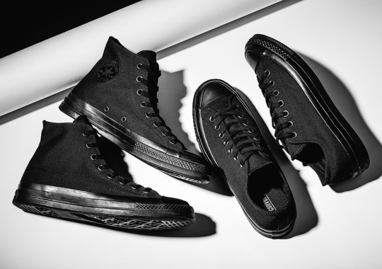 Converse Offers Up The Chuck Taylor 1970s In “Triple Black”