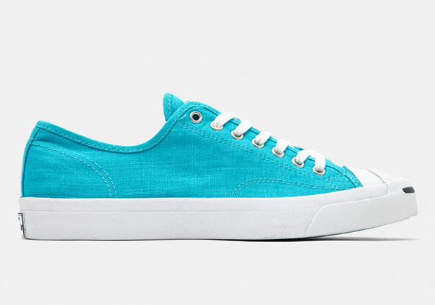 Converse Jack Purcell Open Textile Cyan 1