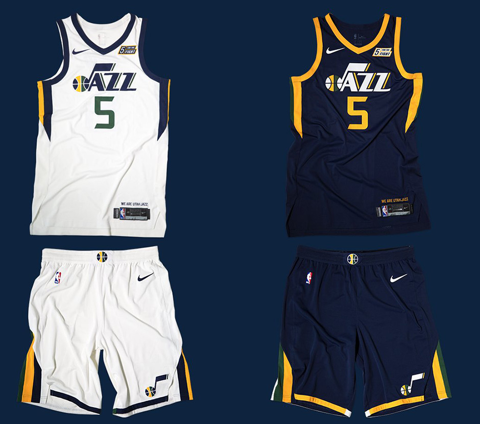 Jazz New Nike Uniforms 2