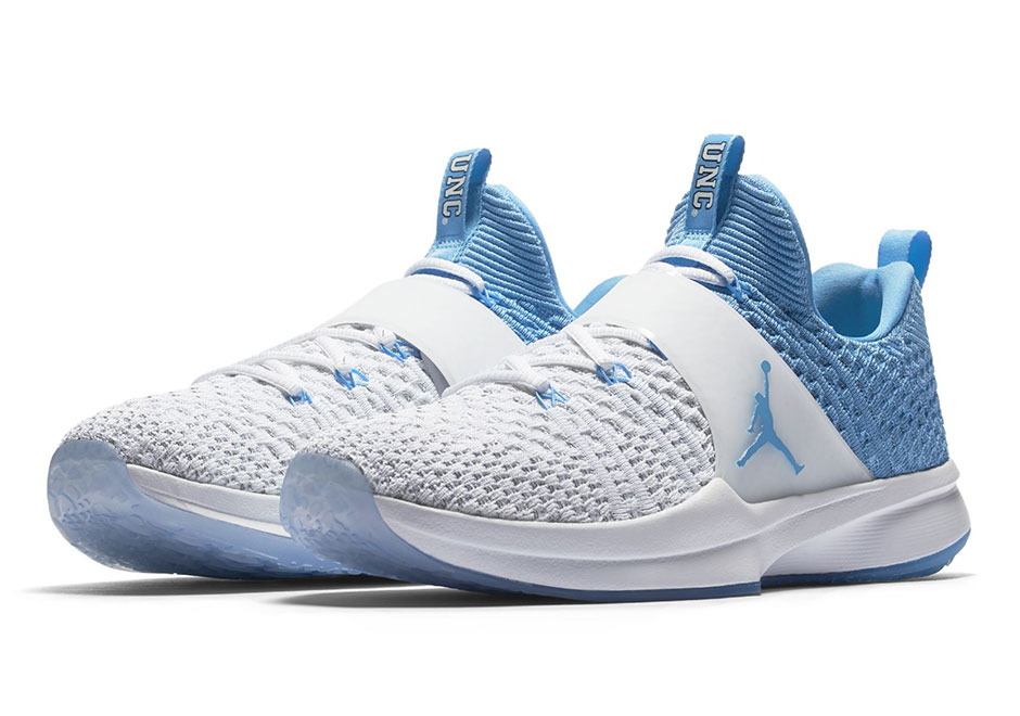 Updated on July 28th， 2017: The Jordan Trainer 2 Flyknit “UNC” releases on August 1st， 2017 for $140.