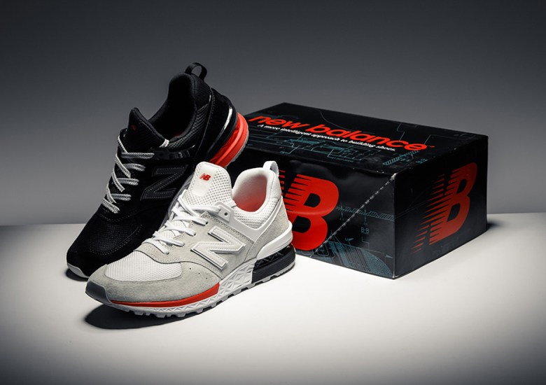 The New Balance 574 Sport Honors The Past With Retro Shoeboxes