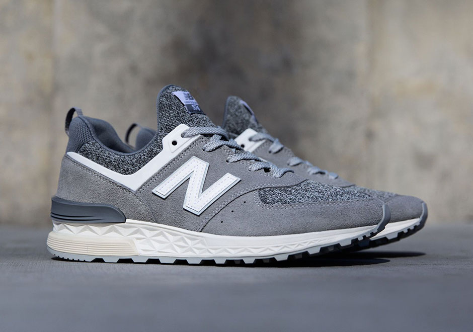 new balance 574 suede mesh