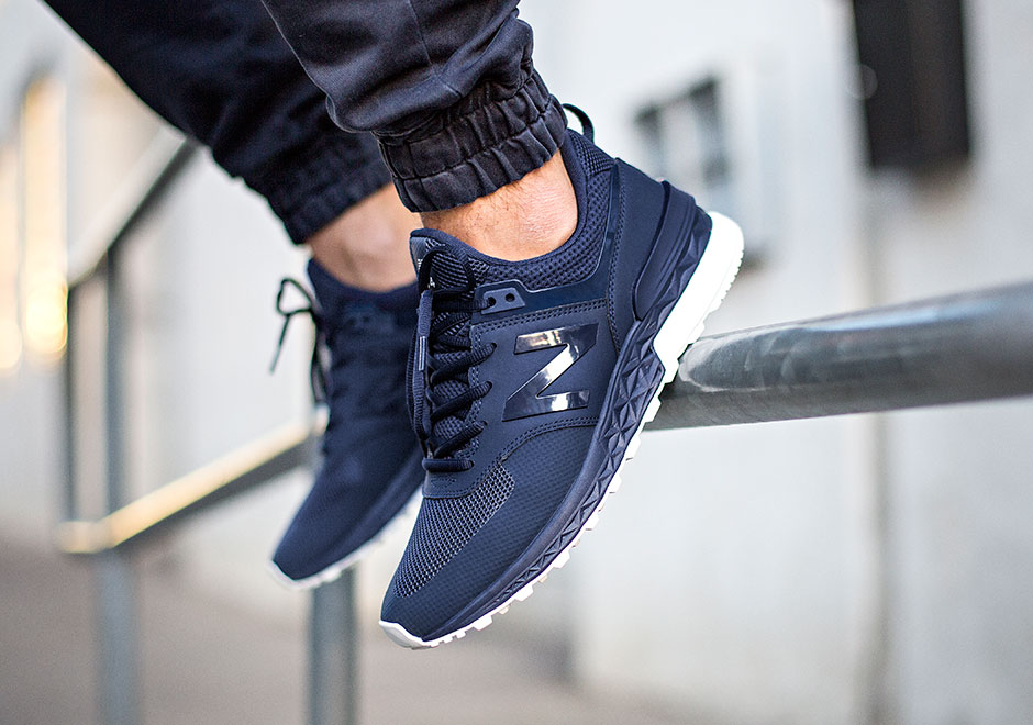 new balance 574 sport navy blue