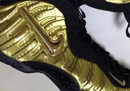 Gold Carbon Fiber Is Coming To The Nike Air Foamposite Pro