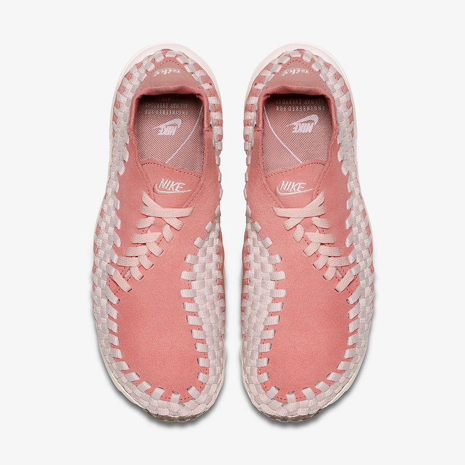 nike air footscape woven rose pink 3