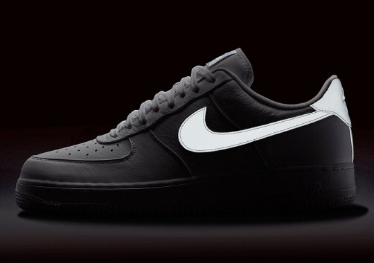 Nike Air Force 1 Low Premium Features Reflective Swooshes