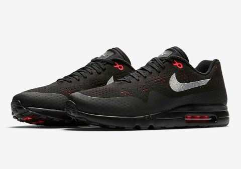 Nike Air Max 1 Ultra Moire Black Solar Red 918189-002 | SneakerNews.com