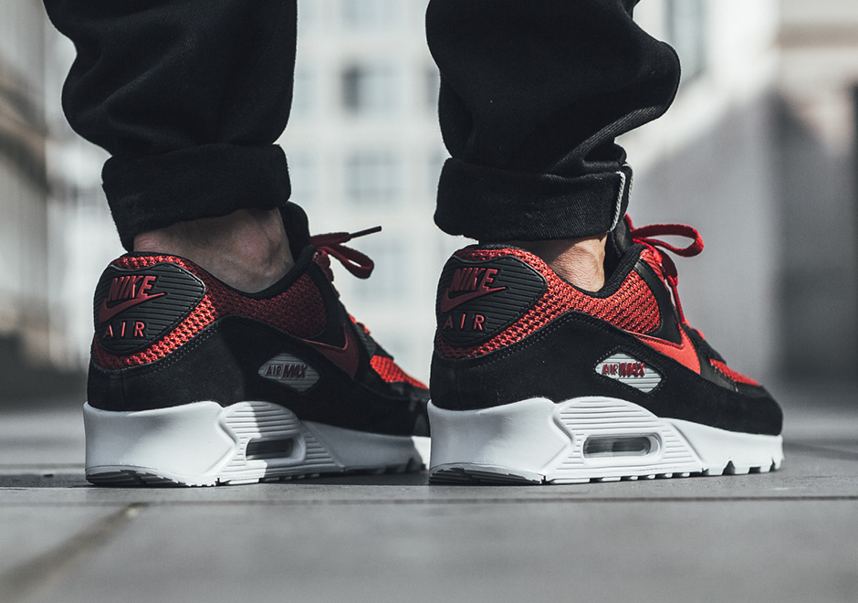 Nike Air Max 90 Black Tough Red 537384-076 