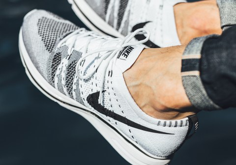 Nike Flyknit Trainer White Black AH8396-100 | SneakerNews.com