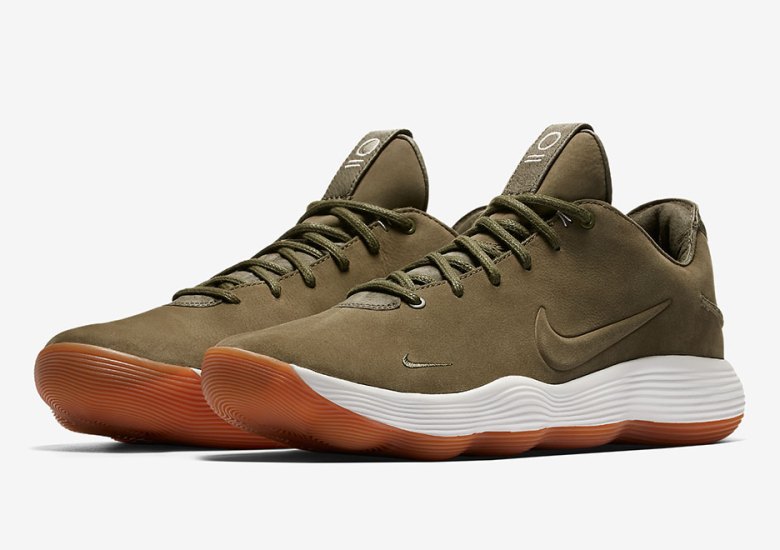 Leather And Gum Nike Hyperdunk 2017 Low Releases In Olive