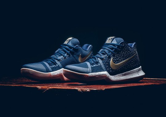 As Kyrie Irving Heads To Asia, Nike Releases The Kyrie 3 “Obsidian”