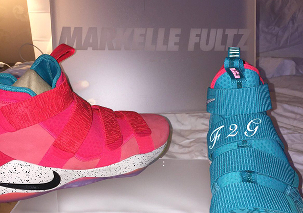 Nike Basketball Gifted Markelle Fultz His Very Own "What The" LeBron Soldier 11 PE