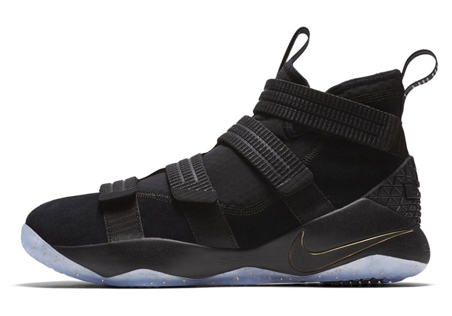 Nike LeBron Soldier 11 SFG Black Gold 897647-002 | SneakerNews.com