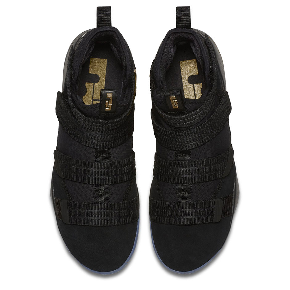 Nike LeBron Soldier 11 SFG Black Gold 897647-002 | SneakerNews.com