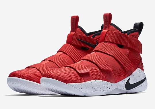 Classic Miami Heat Colors Appear On The Nike LeBron Soldier 11