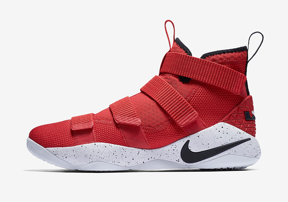 red lebron soldier 11