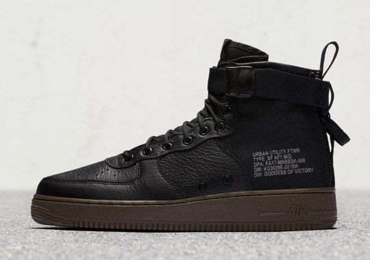 Nike Announces Release Info For The SF-AF1 Mid “Black/Brown”