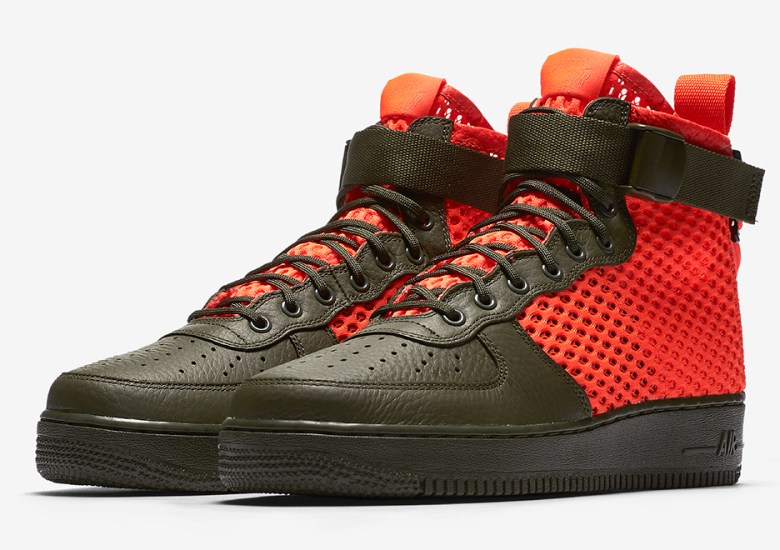 Giant Mesh Appears On This Upcoming Nike SF-AF1 Mid