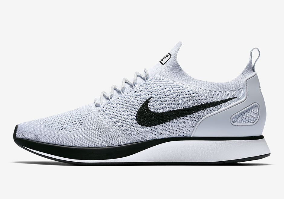 Nike Zoom Mariah Flyknit Racer White Black 1