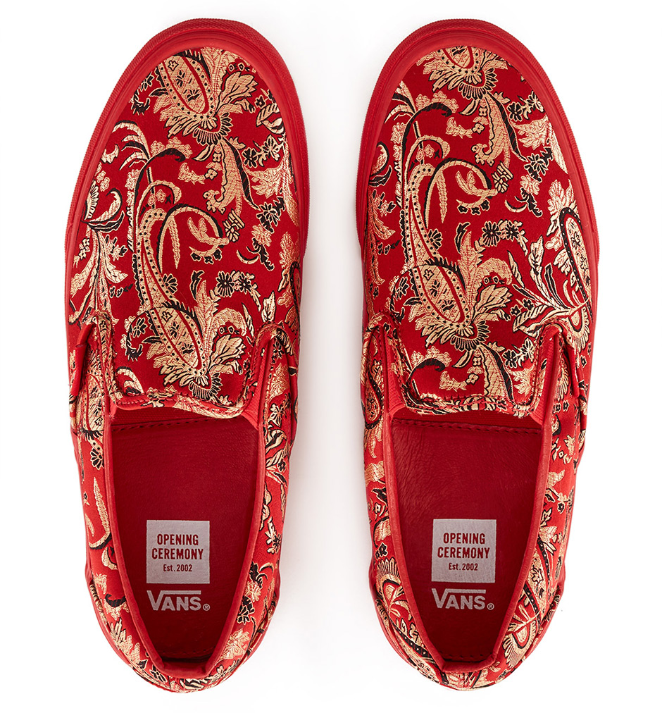 Opening Ceremony Vans Slip-On Qi Pao Silk Collection | SneakerNews.com