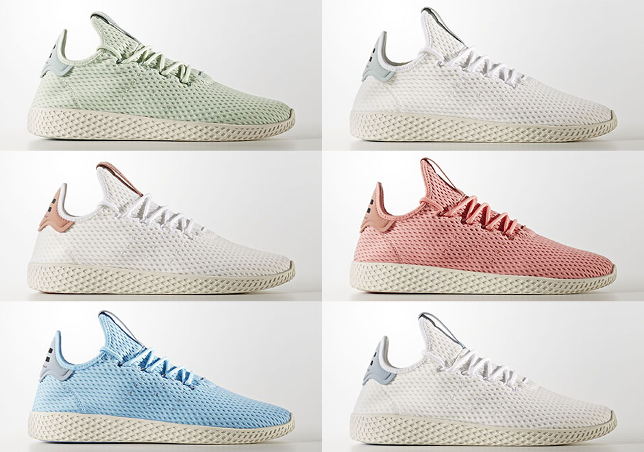 Pharrell Adidas Tennis Hu August 2017 Colorways 01