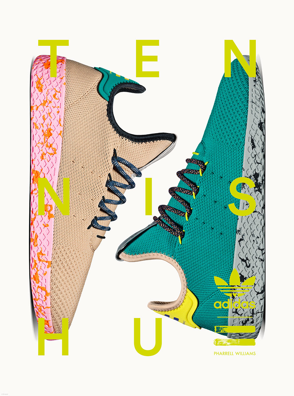 Pharrell Adidas Tennis Hu Color Pack Release Date 2