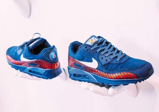 Paris Saint-Germain Teams Up With Miami’s Shoe Gallery For Limited Nike Air Max 90 Customs