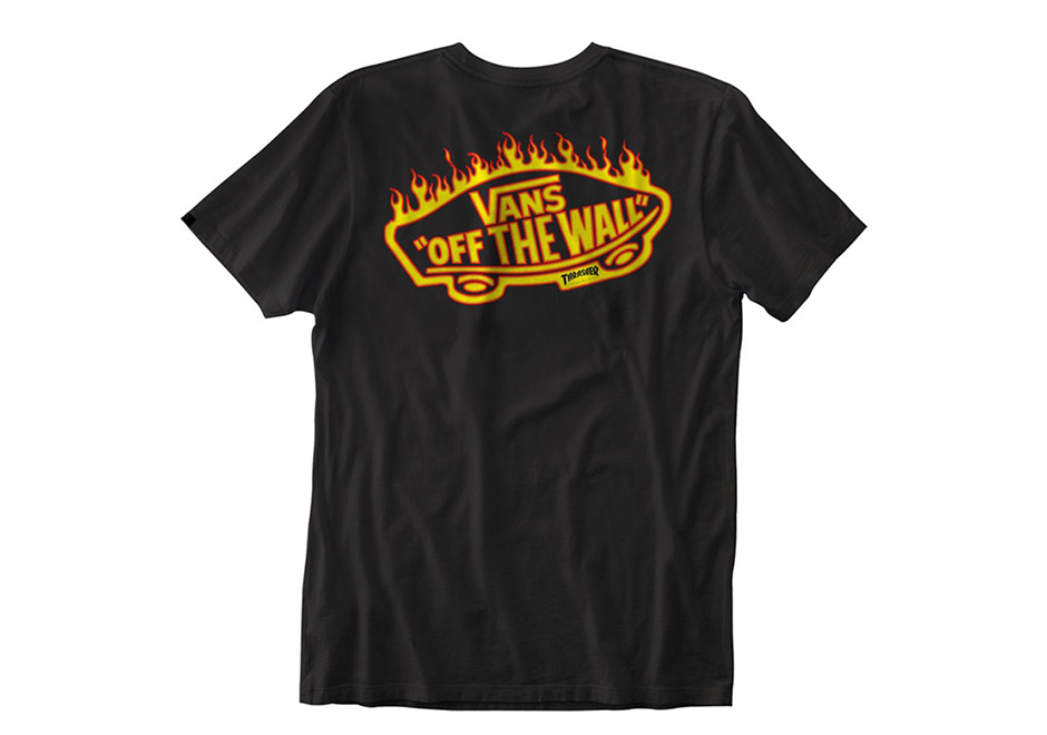 vans flames t shirt