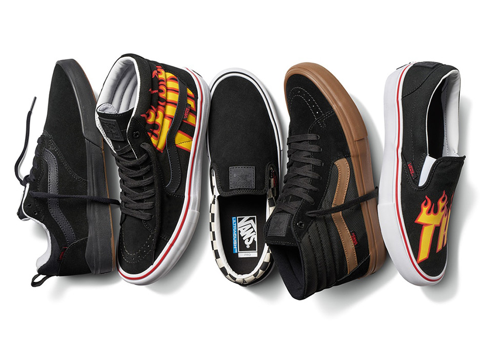 collab vans thrasher