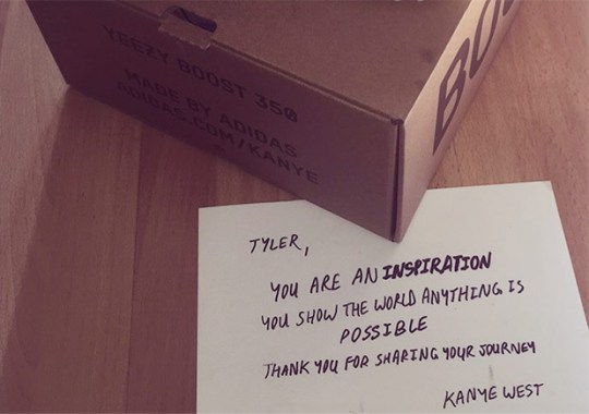 Kanye West Sends Yeezys And Personal Note To A Paralyzed Fan