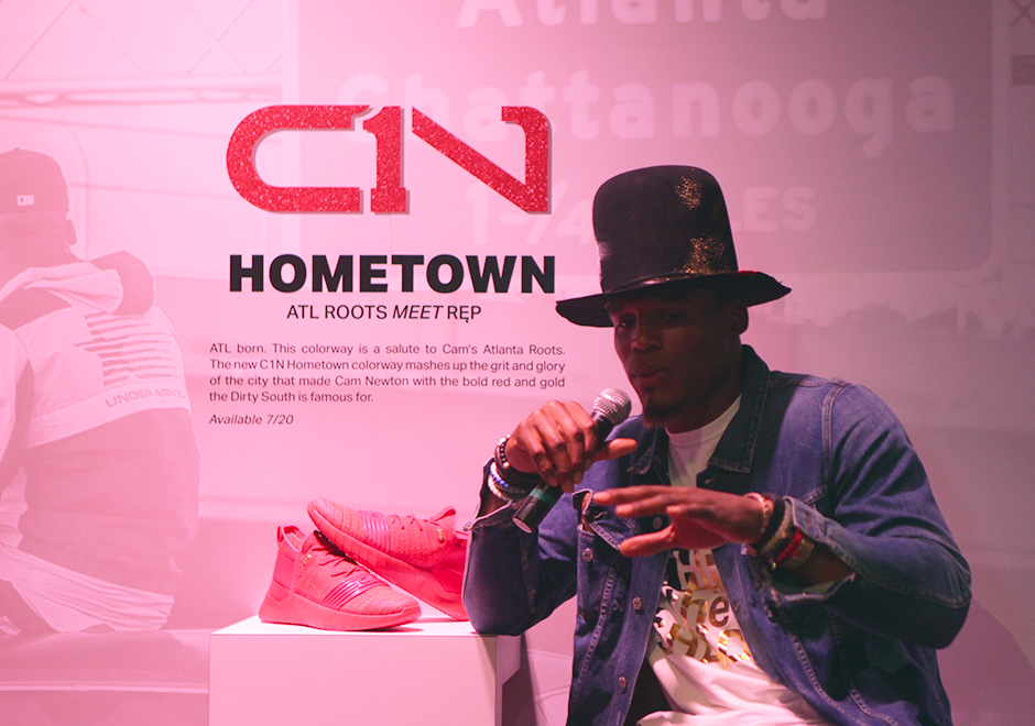 Cam newton hot sale red shoes