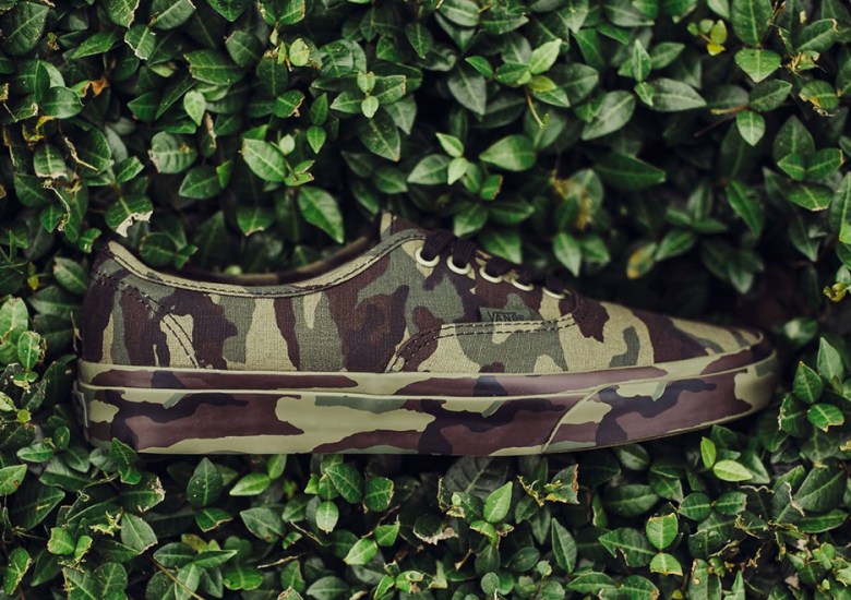 The Vans Authentic Goes Full Camo