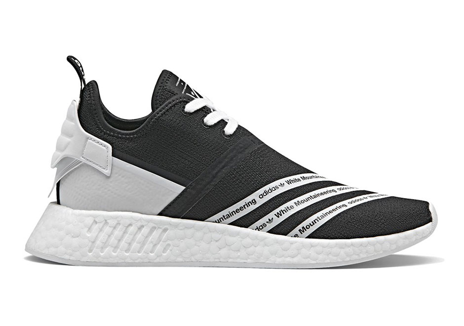 Nmd r2 white mountaineering black white hotsell