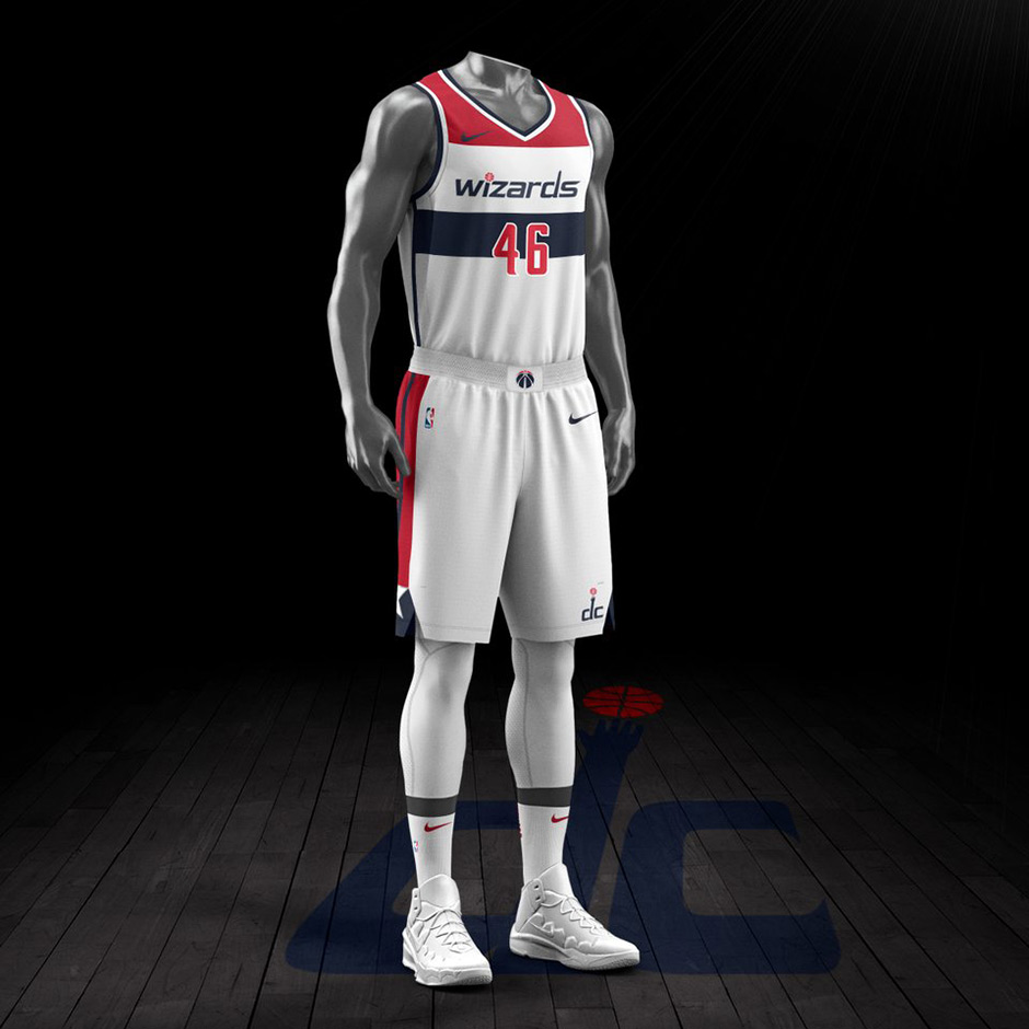 Wizards Nike Uniforms 2
