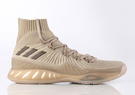 The adidas Crazy Explosive Primeknit Is Releasing In “Trace Khaki”