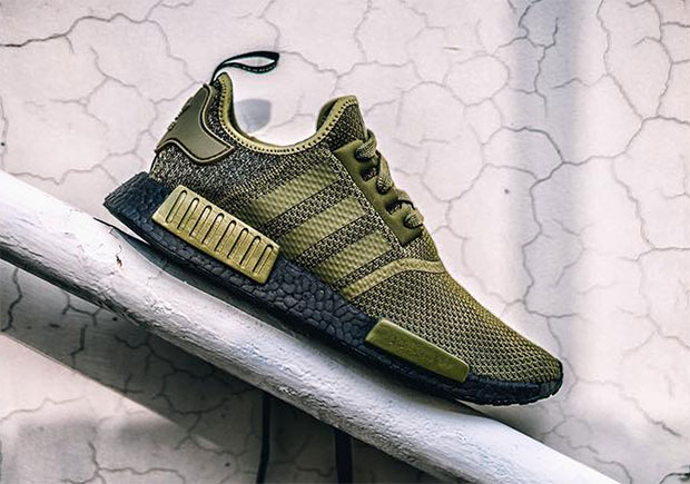 olive nmd womens