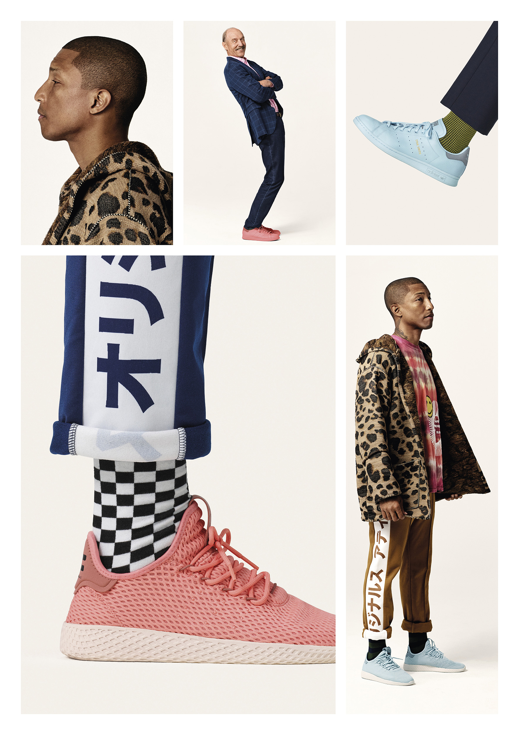 Adidas Originals Pharrell Williams Stan Smith Tennis Hu Icons Pack 3
