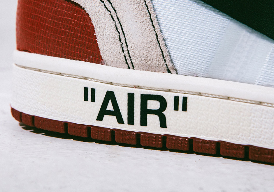 Air Jordan 1 Off White Detailed Photos Shoe Box Laces 8