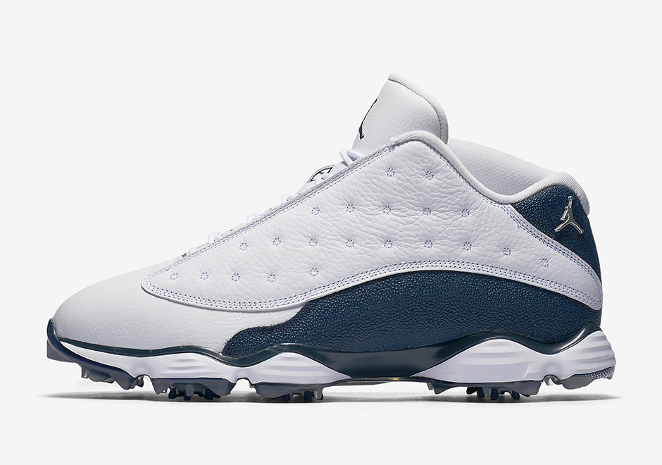 Air Jordan 13 Low Golf White Navy 02 1
