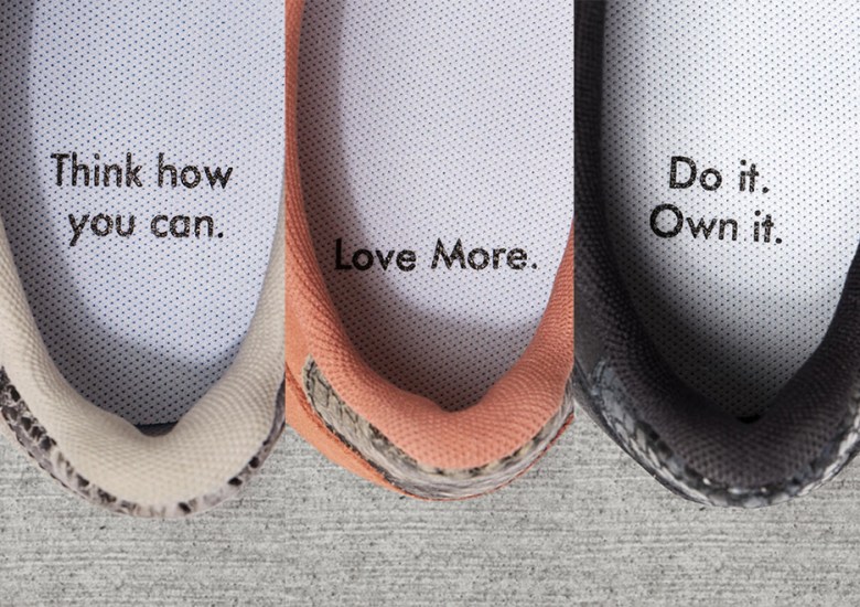 Andrea Lieberman Of A.L.C. Adds Positive Messages To Her Nike Cortez Collaboration