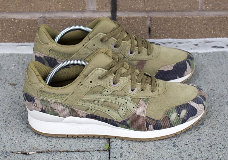 The ASICS GEL-Lyte III Receives New Olive and Camo Colorway