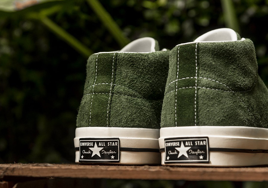 converse all star suede green