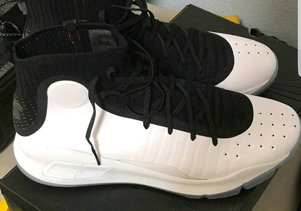 under armour curry 4 white black