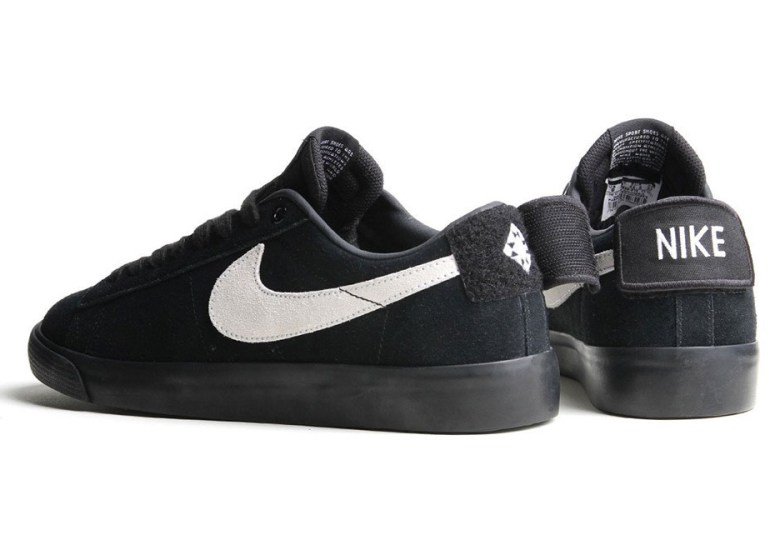 grant taylor nike sb blazer low black white 943849 010 01