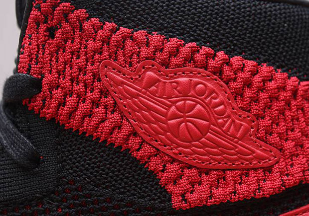 A Detailed Look At The Air Jordan 1 Flyknit "Banned"